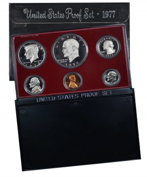 Obverse of this 1977-S United States Mint Proof Set