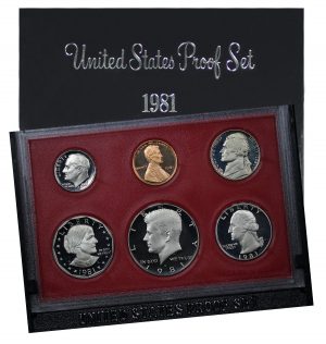 1981-S Type 1 United States Mint Proof Set