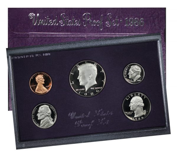 1986-S United States Mint Proof Set