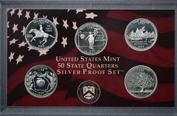 1999-S United States Mint Silver Proof Set - Image 2