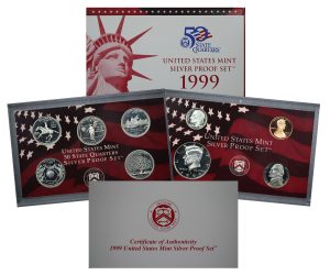 1999-S United States Mint Silver Proof Set