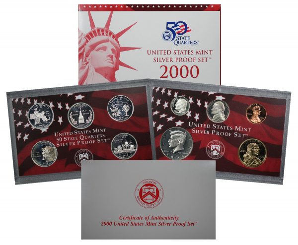 2000-S United States Mint Silver Proof Set