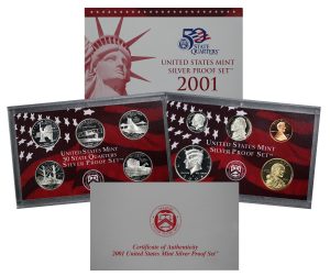 2001-S United States Mint Silver Proof Set