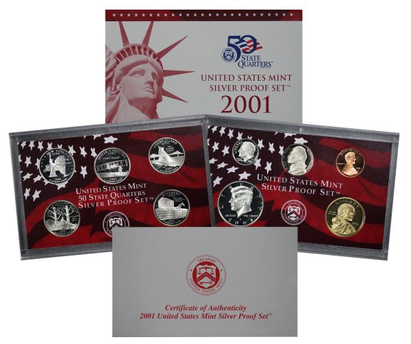 2001-S United States Mint Silver Proof Set