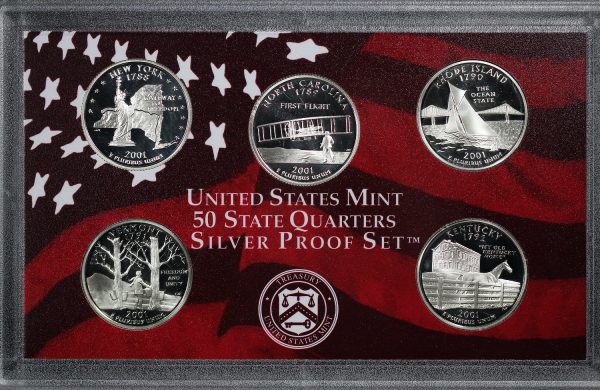 2001-S United States Mint Silver Proof Set - Image 2