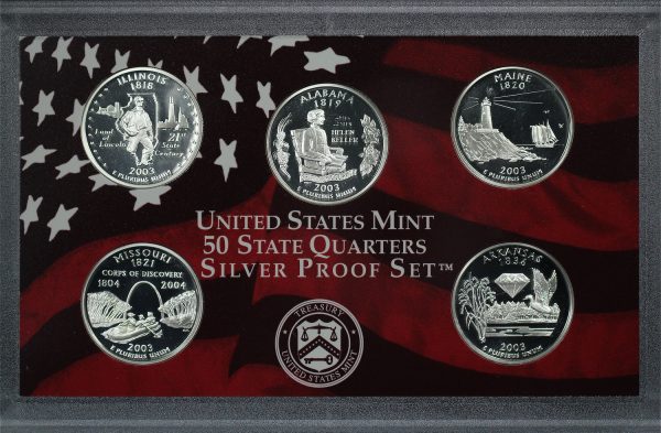 2003-S United States Mint Silver Proof Set - Image 2