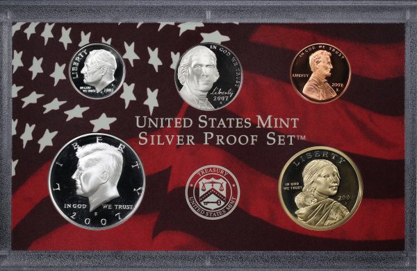 2007-S United States Mint Silver Proof Set - Image 6