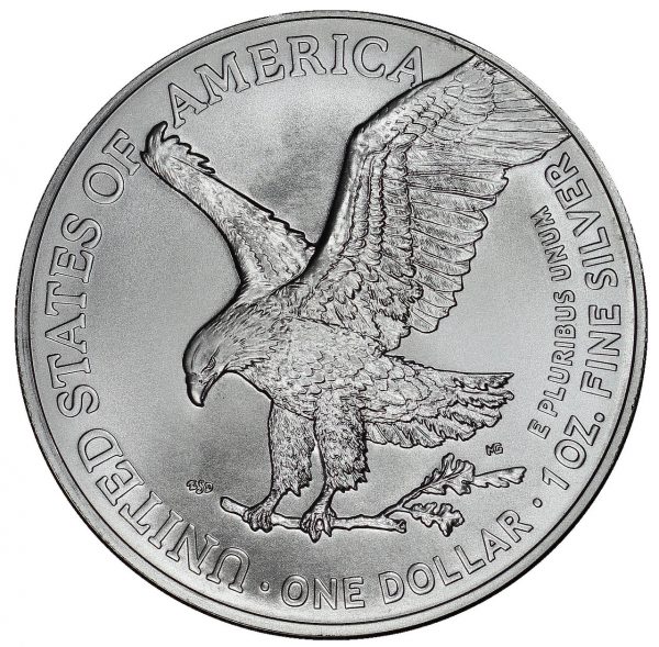 2021 Type 2 American Silver Eagle BU - Image 3