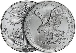 2021 Type 2 American Silver Eagle BU