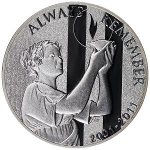 2011-W 9/11 National Medal Commemorative $1 Silver Proof OGP