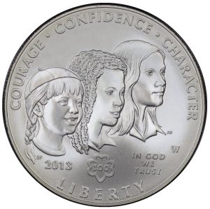 2013-W Girl Scouts of the USA Centennial Commemorative $1 Silver Uncirculated OGP