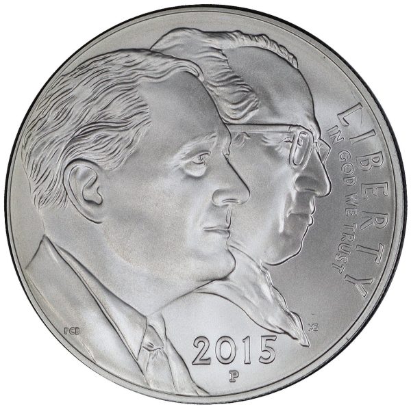 2015-P March of Dimes Commemorative $1 Silver Uncirculated OGP