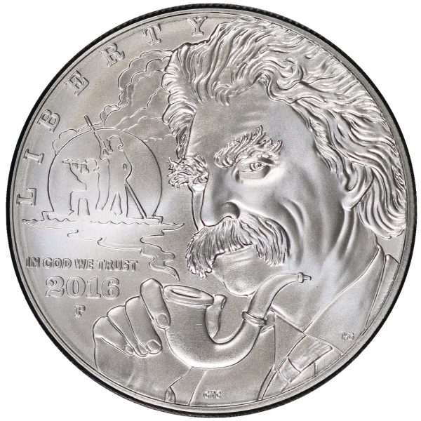 2016-P Mark Twain Commemorative $1 Silver Uncirculated OGP