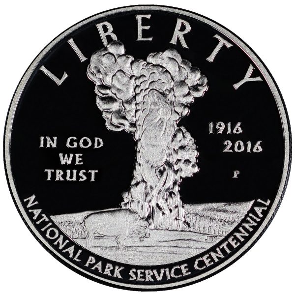 2016-P National Park Service Commemorative $1 Silver Proof OGP