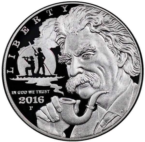 2016-P Mark Twain Commemorative $1 Silver Proof OGP