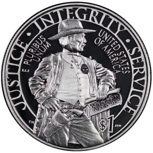 2015-P United States Marshals Service Commemorative $1 Silver Proof OGP