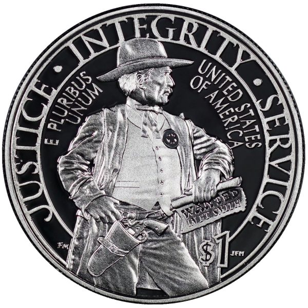2015-P United States Marshals Service Commemorative $1 Silver Proof OGP