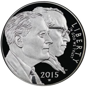 2015-W March of Dimes Commemorative $1 Silver Proof OGP
