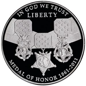 2011-P Medal of Honor Commemorative $1 Silver Proof OGP