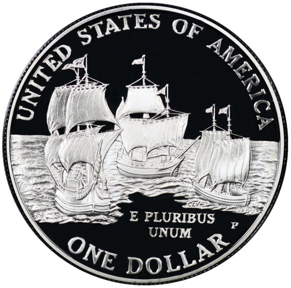 2007-P Jamestown 400th Anniversary Commemorative $1 Silver Proof OGP
