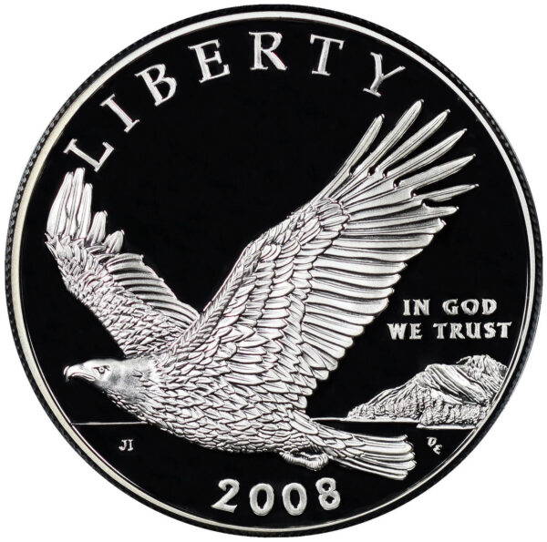 2008-P Bald Eagle Commemorative $1 Silver Proof OGP