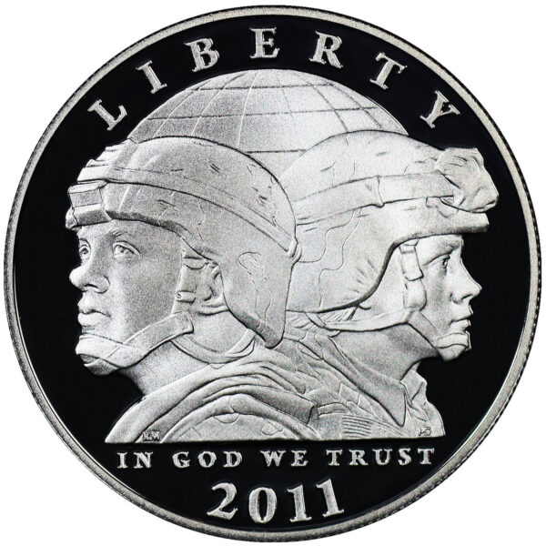 2011-P United States Army Commemorative $1 Silver Proof OGP