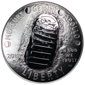 2019-P Apollo Eleven 50th Anniversary Commemorative $1 Silver Proof OGP