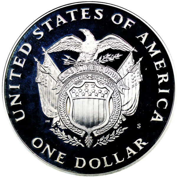 1994-S U.S. Capitol Bicentennial Commemorative $1 Silver Proof OGP - Image 2
