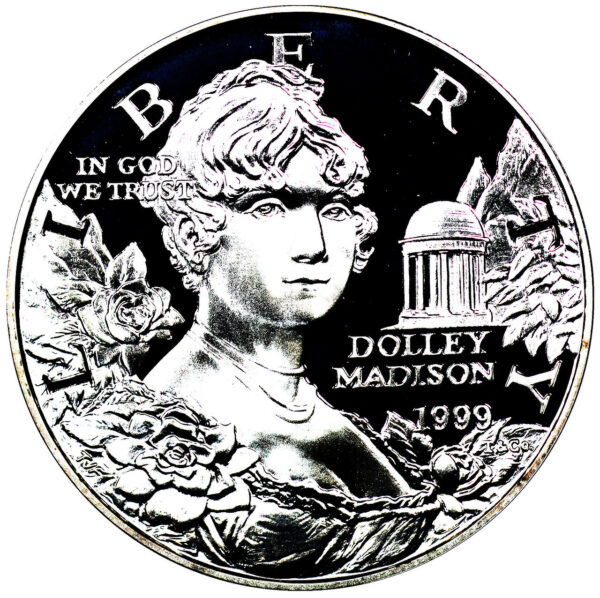 1999-P Dolley Madison Commemorative $1 Silver Proof OGP