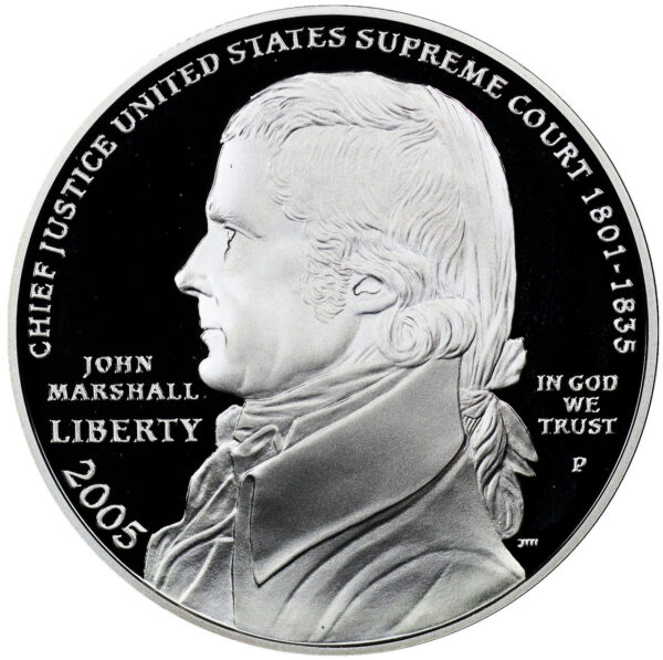 2005-P Chief Justice John Marshall Commemorative $1 Silver Proof OGP