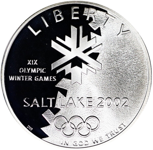 2002-P Salt Lake Olympic Winter Games Commemorative $1 Silver Proof OGP