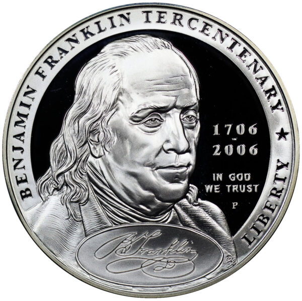 2006-P Benjamin Franklin Commemorative $1 Silver Proof OGP