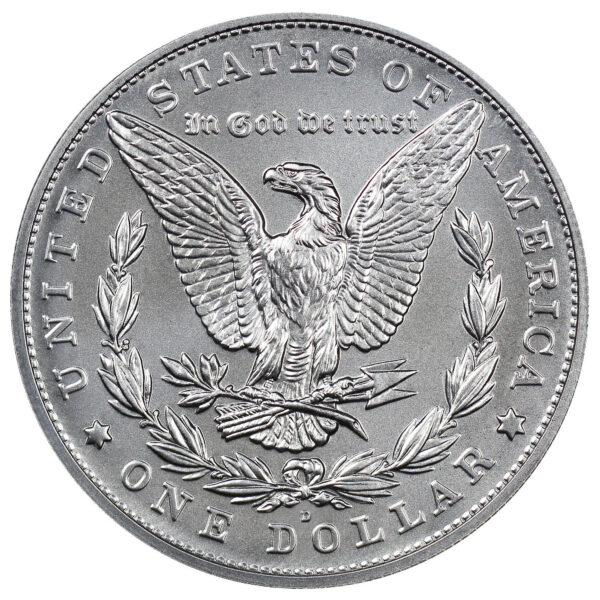 Gallery image of this 2021-D Morgan Dollar with Denver Privy Mark  BU With Box & COA