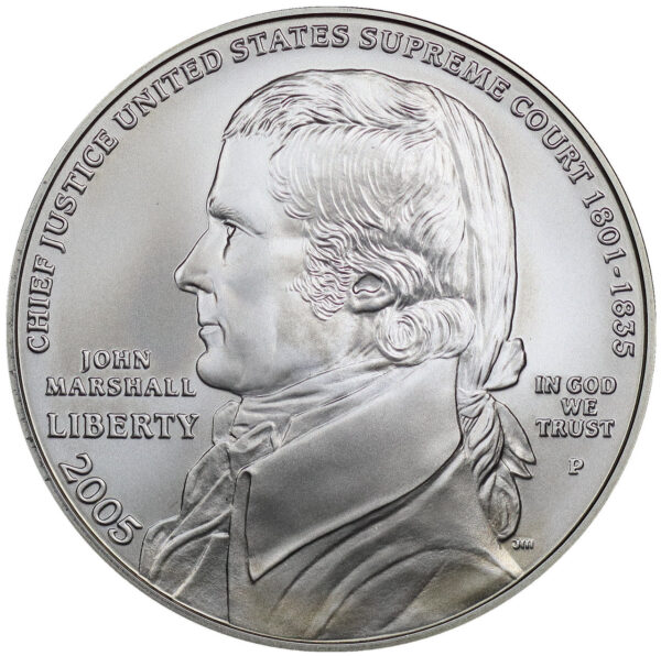 2005-P Chief Justice John Marshall Commemorative $1 Silver Uncirculated OGP