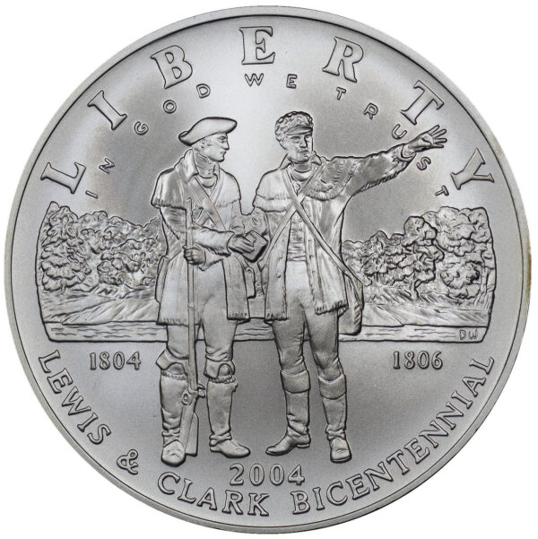 2004-P Lewis and Clark Bicentennial Commemorative $1 Silver Uncirculated OGP