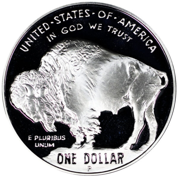 2001-P American Buffalo Commemorative $1 Silver Proof OGP - Image 2