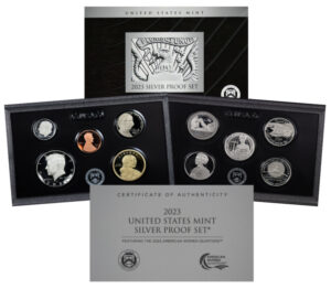 Obverse of this 2023-S United States Mint Silver Proof Set