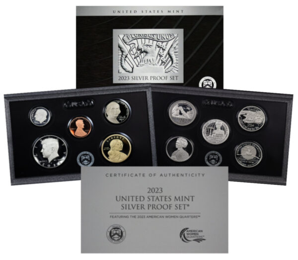 Obverse of this 2023-S United States Mint Silver Proof Set