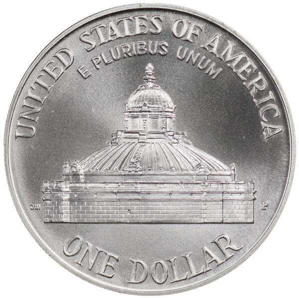 2000-P Library of Congress Commemorative $1 Silver Uncirculated OGP - Image 2