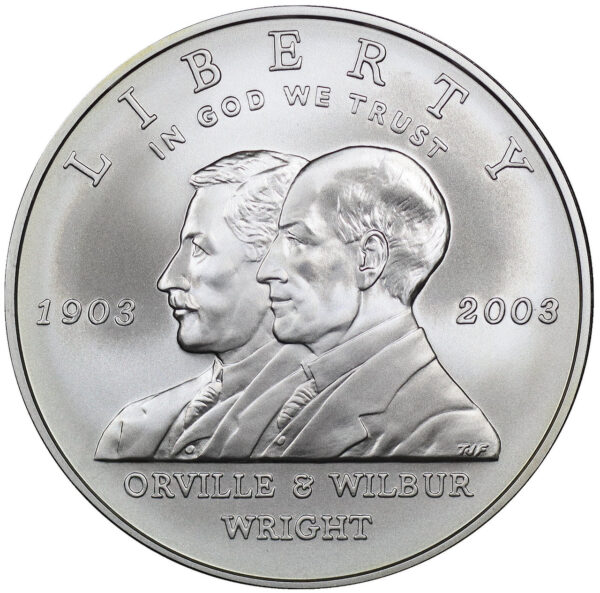 2003-P First Flight Centennial Commemorative $1 Silver Uncirculated OGP