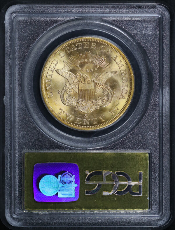 Reverse of this 1857-S