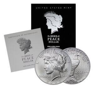 2023-P Peace Dollar BU With Box & COA