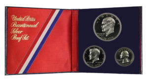 Obverse of this 1976-S U.S. Mint Silver Proof Set