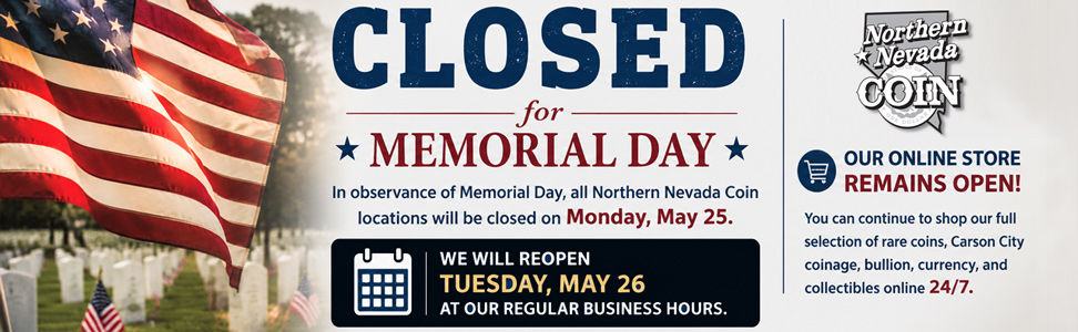 Closed for Memorial Day 2026